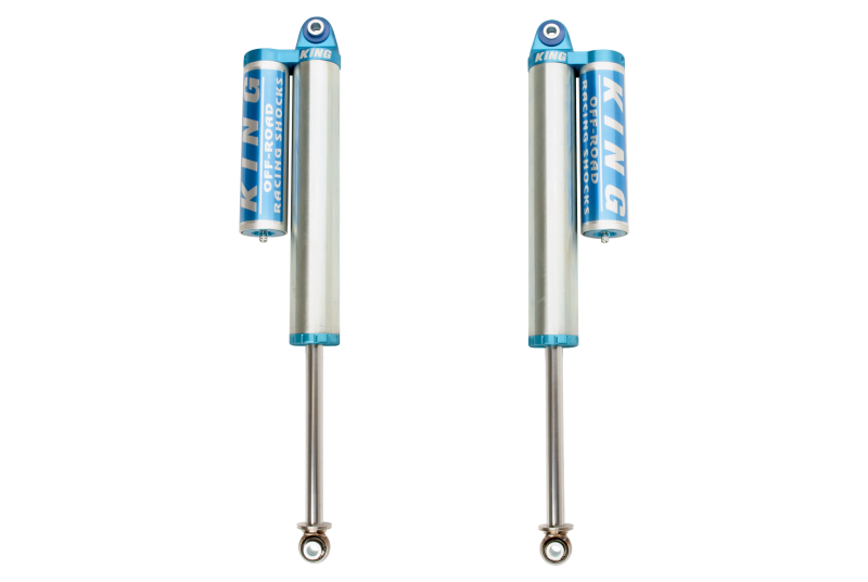 King Shocks 2.5 Performance Front & Rear Reservoir Non-Adjustable Extended Travel Shocks Set w/1-2" lift - 2011-2026 Chevrolet Silverado 2500 HD 4WD