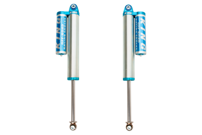 King Shocks 2.5 Performance Front & Rear Reservoir Non-Adjustable Shocks Set - 2011-2026 Chevrolet Silverado 3500 HD 4WD