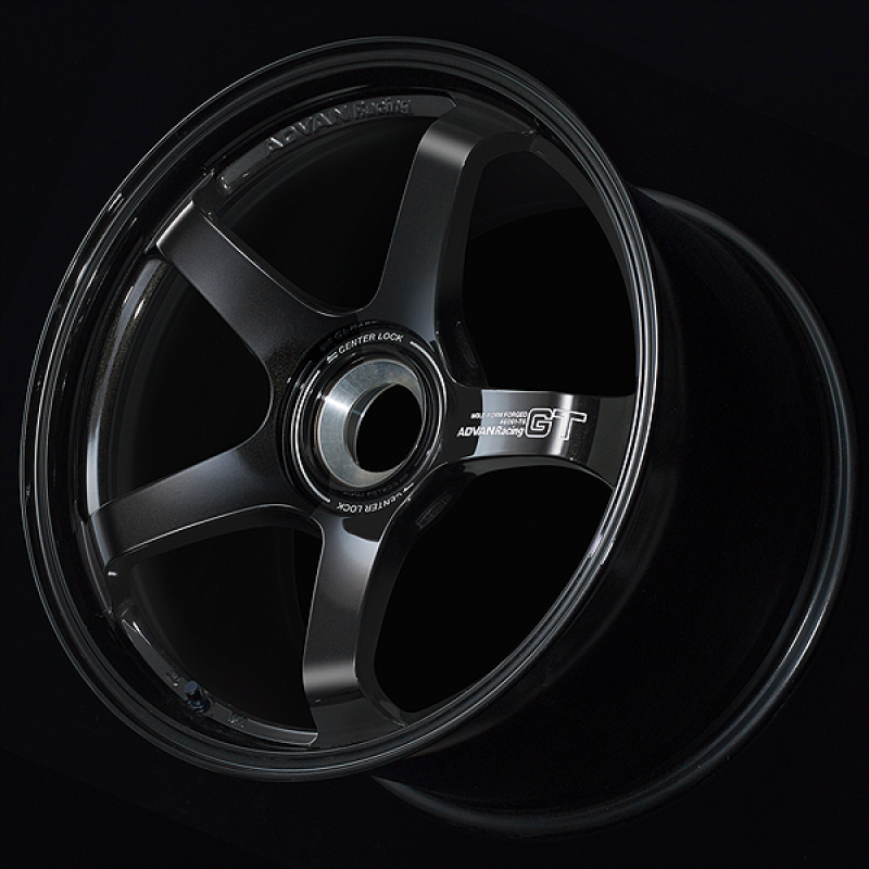(set of 4) Advan GT for Porsche Racing Titanium Black | 21x10.5" +50mm | 5x130mm Wheels