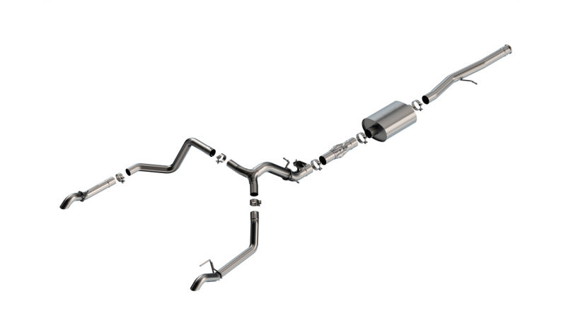 Borla ATAK Catback Chevy Silverado 1500 ZR2/ GMC Sierra AT4X 6.2L V8 | 24-25 (141004) (SPF141004)