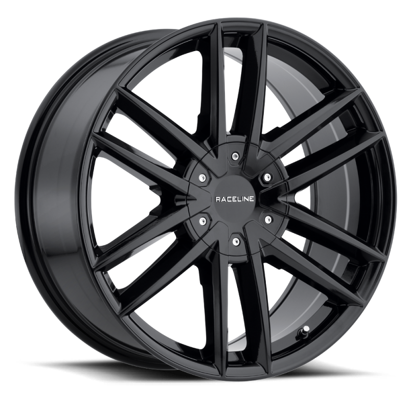 Raceline 158 Impulse Gloss Black | 22x9.5" +35mm | 6x139.7/6x135mm Wheel