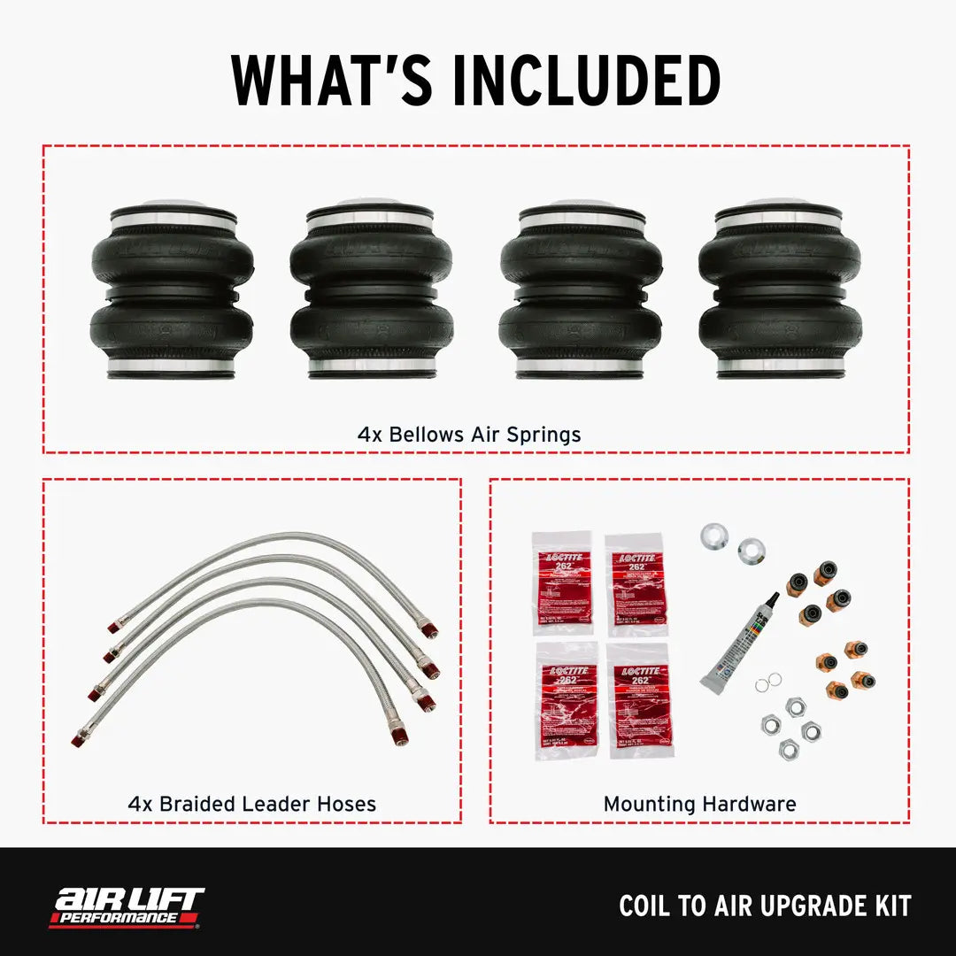 Air Lift Performance Air Upgrade Kit for 2007-2008 Infiniti G35 Sedan (V36)