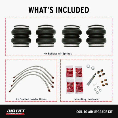 Air Lift Performance Air Upgrade Kit for 2007-2008 Infiniti G35 Sedan (V36)