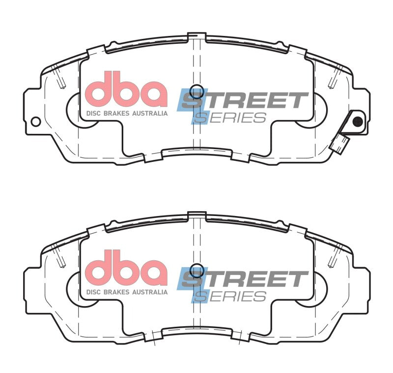 DBA Street Series Front Brake Pads | Acura RDX AWD (07-12) (DB1843SS)