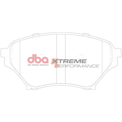 DBA XP650 Front Xtreme Performance Brake Pads | Mazda Miata (01-05) w/ Sport Suspension (DB1386XP)