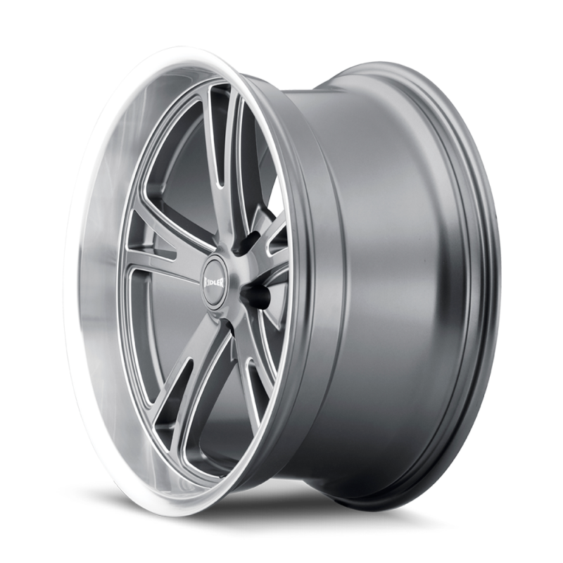 Ridler Wheels 606 Gloss Grey Machined | 20x8.5" +0mm | 5x120.65mm Wheel