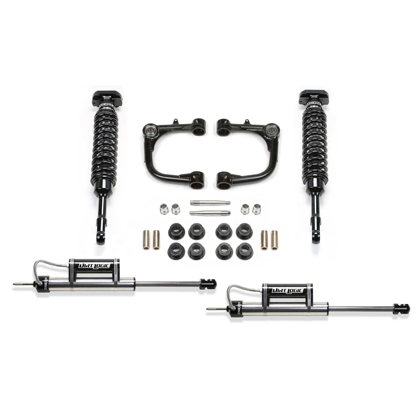 Fabtech 3" Upper Control Arm & 2.5" DLSS Coilover System w/ DLSS Reservoir Rear Shocks | Toyota Tacoma 2WD/4WD 6 Lug (15-21) (K7058DL)