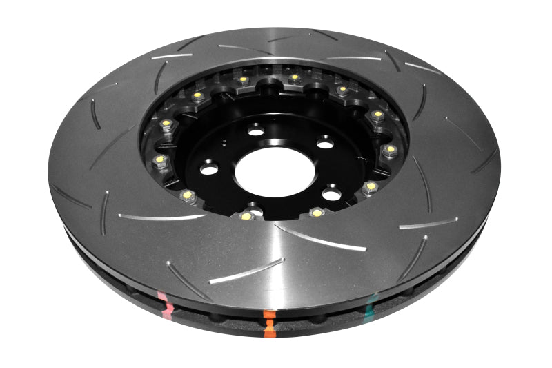 DBA 5000 Series T3 D&S Slotted 2-Piece Front Rotor | VW Golf R MK7 (13-17) (DBA52830BLKS)