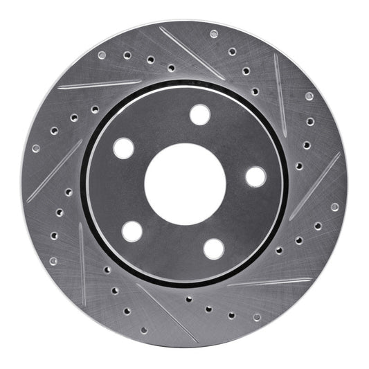 DFC D&S Silver Brake Rotor (FRONT): Jeep Wrangler (07-18)