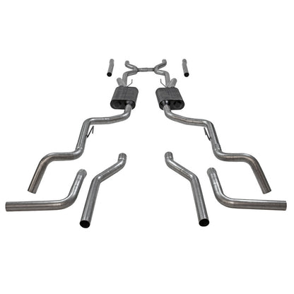 Flowmaster American Thunder SS Crossmbr-Back For C10 63-66 V8 (817937-12K)