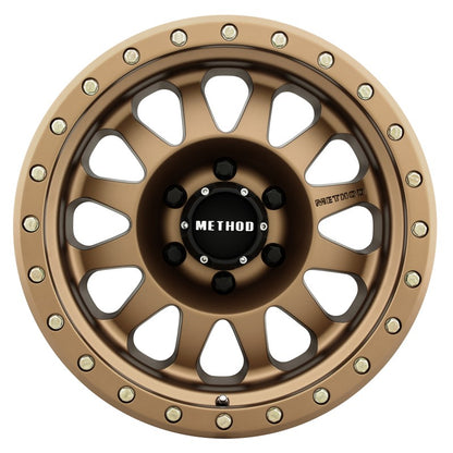 Method MR304 Double Standard Bronze | 17x8.5" +0mm | 6x5.5mm Wheel