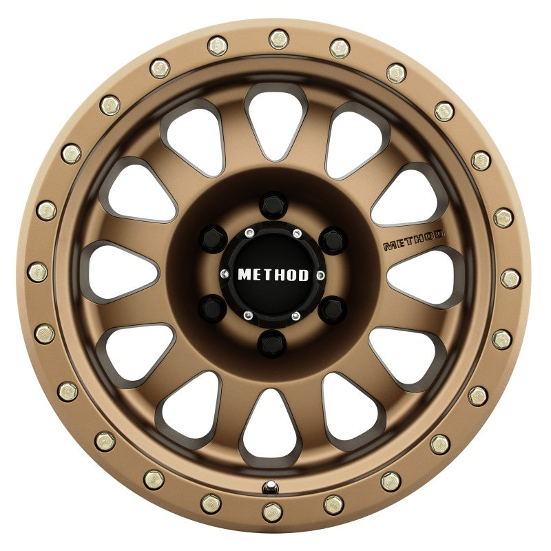 (set of 4) Method MR304 Double Standard Bronze | 17x8.5" +0mm | 6x5.5in Wheel