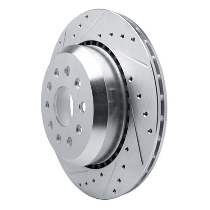 DFC Rear Left D&S Silver Brake Rotor (REAR): Jeep Wrangler (20-25)