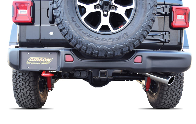 Gibson 2.5in Single Cat-Back Exhaust | Jeep Wrangler JL (18-22) (617308)