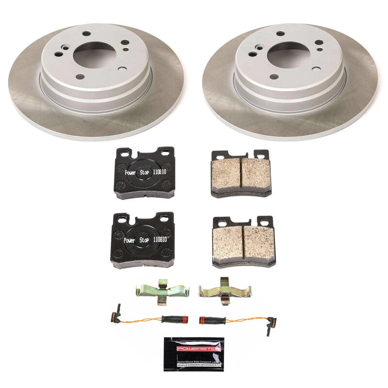 PowerStop 96-00 Mercedes-Benz C280 Rear Semi-Coated Rotor Kit (SC4949)