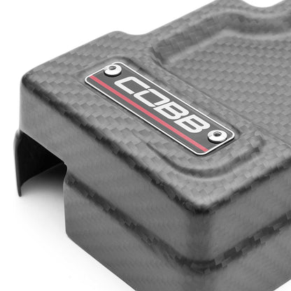 COBB Redline Matte Carbon Fiber Fuse Box Cover Kit | Subaru WRX (22-25) (846665-KIT-RMC)