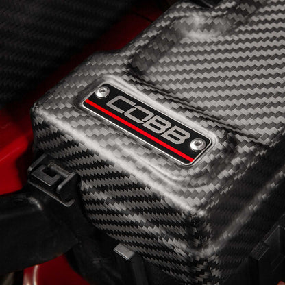 COBB Redline Matte Carbon Fiber Fuse Box Cover Kit | Subaru WRX (22-25) (846665-KIT-RMC)