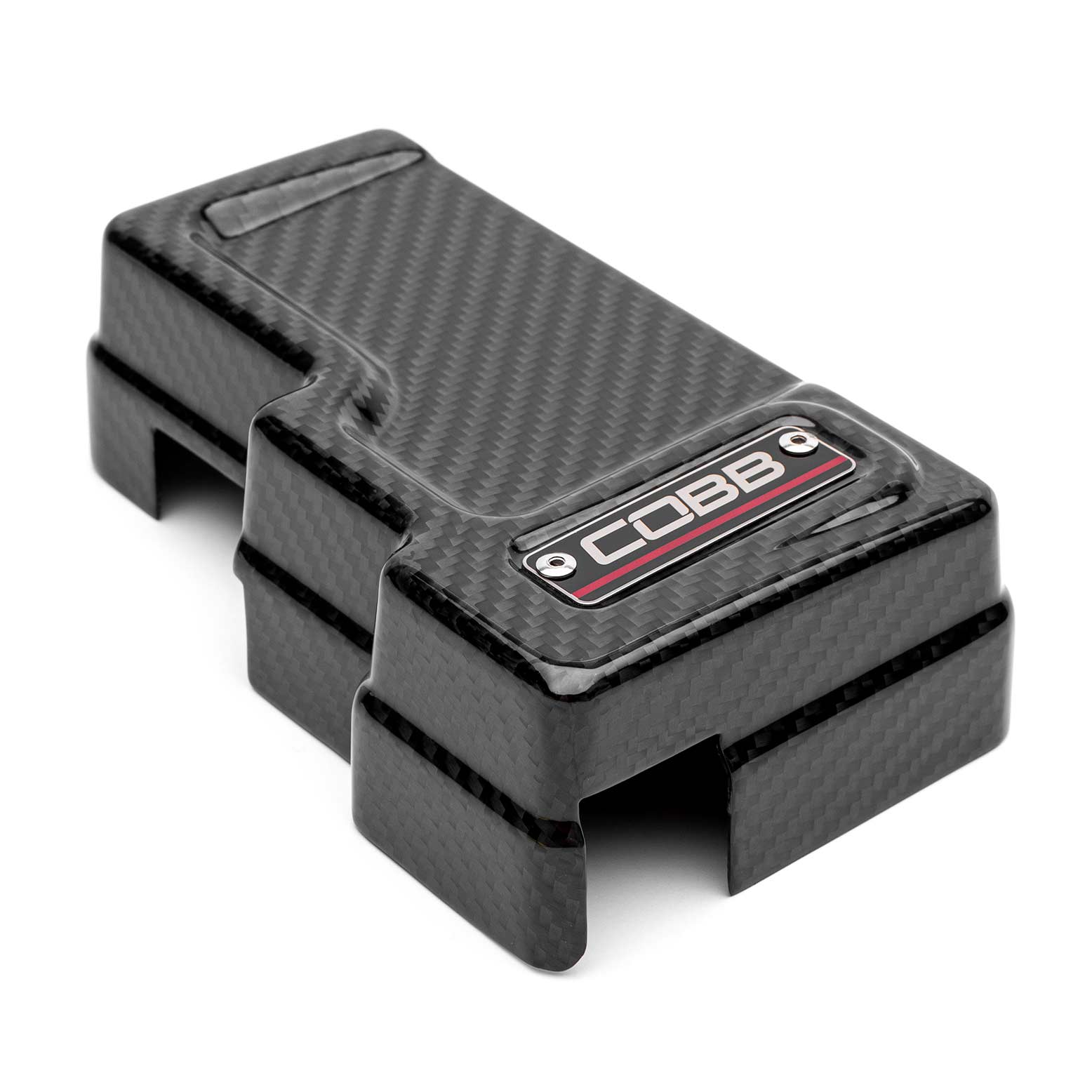 COBB Redline Gloss Carbon Fiber Fuse Box Cover Kit Driver & Passenger | Subaru WRX (22-25) (846665-KIT)