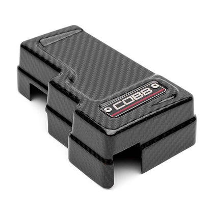 COBB Redline Gloss Carbon Fiber Fuse Box Cover Kit Driver & Passenger | Subaru WRX (22-25) (846665-KIT)