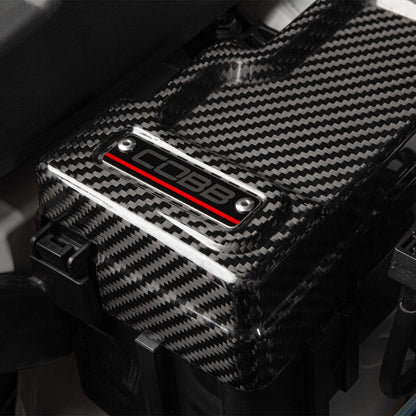 COBB Redline Gloss Carbon Fiber Fuse Box Cover Kit Driver & Passenger | Subaru WRX (22-25) (846665-KIT)