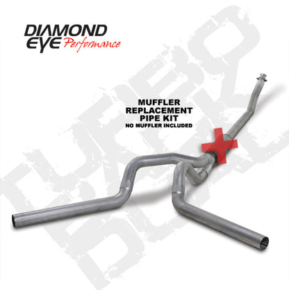 Diamond Eye 4in Turbo Back RPLC Pipe | Dodge Cummins 94-02 5.9L (K4214A-RP)
