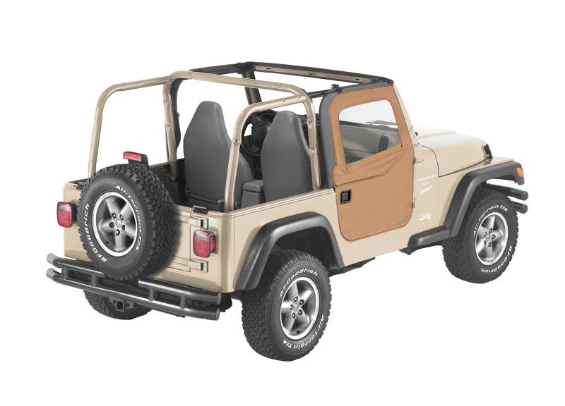 Bestop 51789-37 Fabric Doors Full Set For Jeep Wrangler TJ 97-06