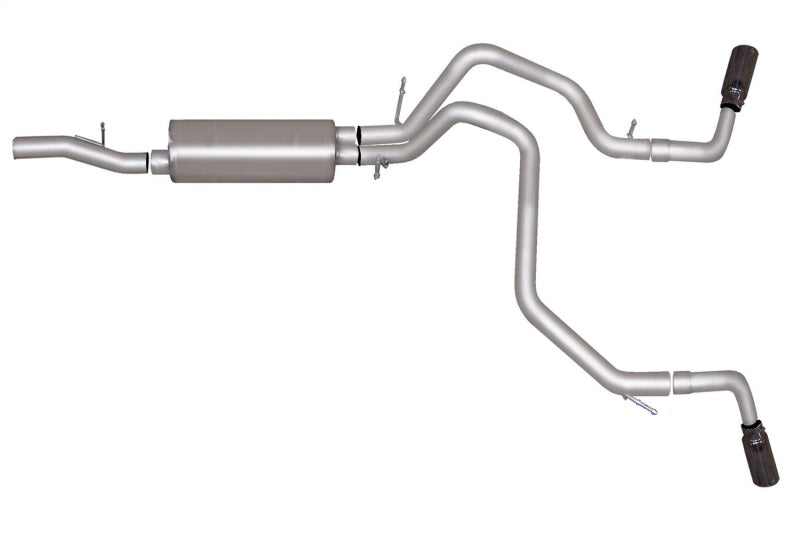 Gibson Black Elite Cat-Back Dual Extreme Exhaust System | Yukon/Tahoe 15-20 5.3L Stainless (65668B)
