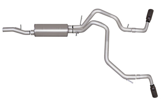Gibson Black Elite Cat-Back Dual Extreme Exhaust System | Yukon/Tahoe 15-20 5.3L Stainless (65668B)
