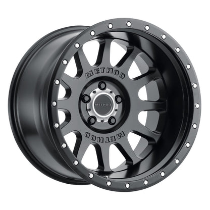 (set of 4) Method MR605 NV Matte Black | 20x9" -12mm | 5x150mm Wheel
