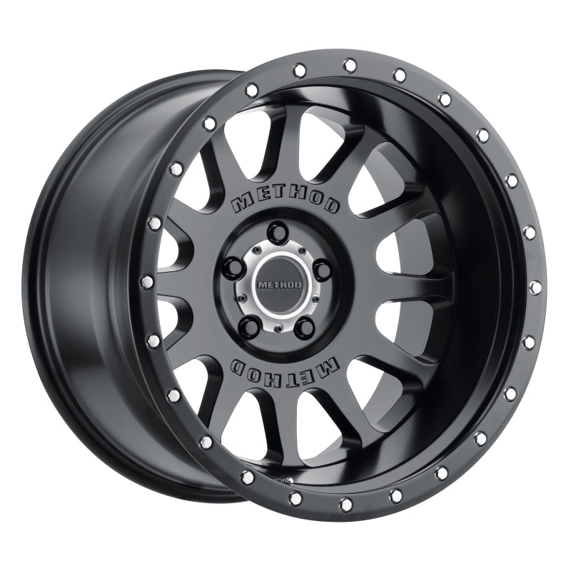 (set of 4) Method MR605 NV Matte Black | 20x10" -24mm | 5x5.5in Wheel