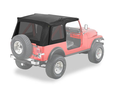 Bestop CJ7/YJ Supertop Classic Black Denim Tinted Windows (54599-15)