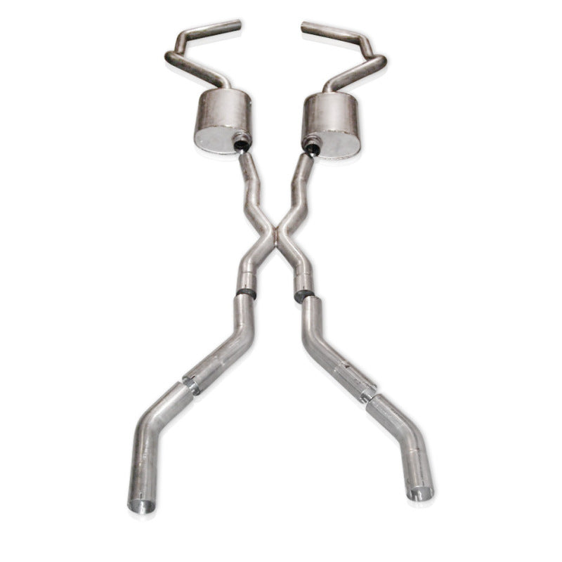 Stainless Works 2.5in Stainless Exhaust with X-Pipe | Chevrolet Camaro (67-69) (CA676925CS)