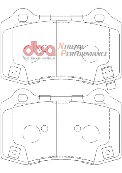 DBA XP Performance Rear Brake Pads | Jeep Grand Cherokee SRT (12-21) (DB8805XP)