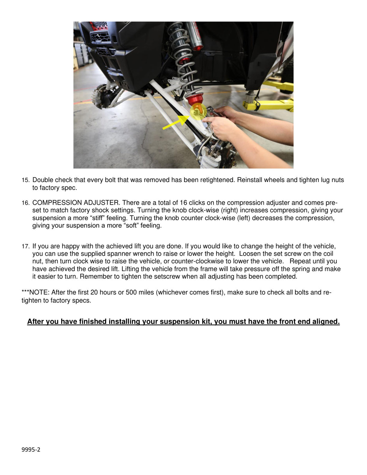 aFe Sway-A-Way 2.5in Front Coilover w/ Piggyback Res | Polaris RZR 925/1000 (14-16) (851-5600-03-CA)