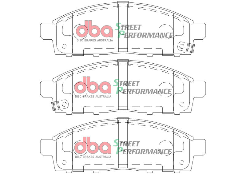 DBA SP Performance Front Brake Pads | Mitsubishi Triton (07-11) (DB1774SP)