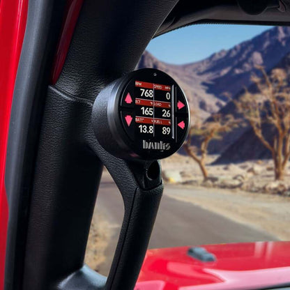 Banks Power 63371 Upper iDash Stealth Pod Mount for 18+ Jeep Gladiator/Wrangler