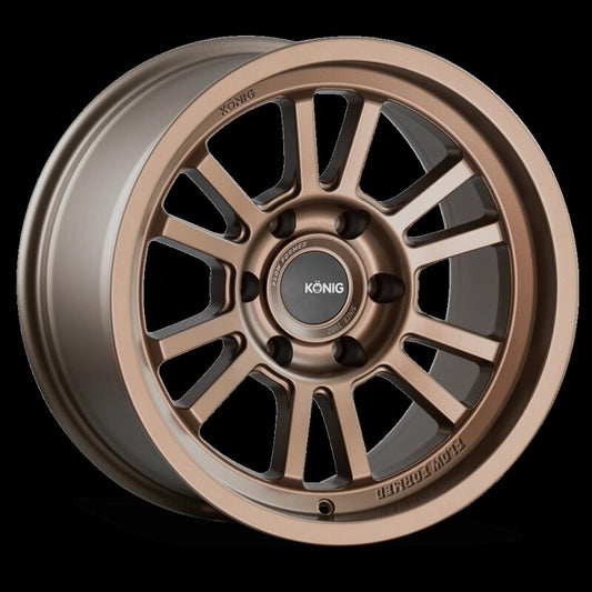 Konig HT1 Satin Bronze | 17x8.5" -6mm | 6x139.7mm Wheel