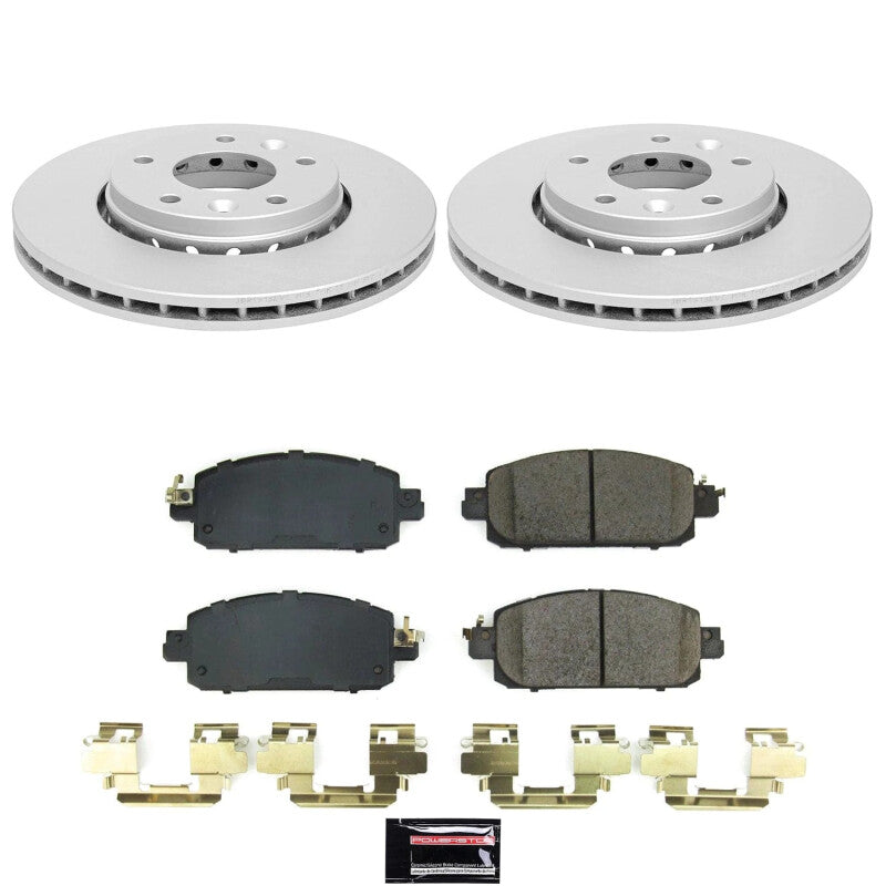PowerStop 21-24 Nissan Kicks Front Z17 Coated Brake Kit (CRK9181)