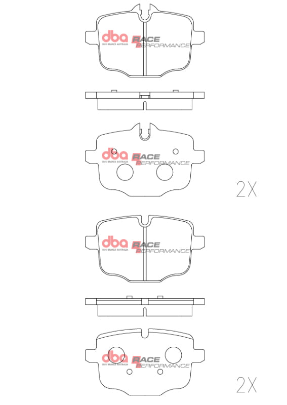 DBA 17-22 Honda Civic Type-R RP Performance Front Brake Pads
