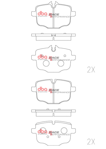 DBA 17-22 Honda Civic Type-R RP Performance Front Brake Pads