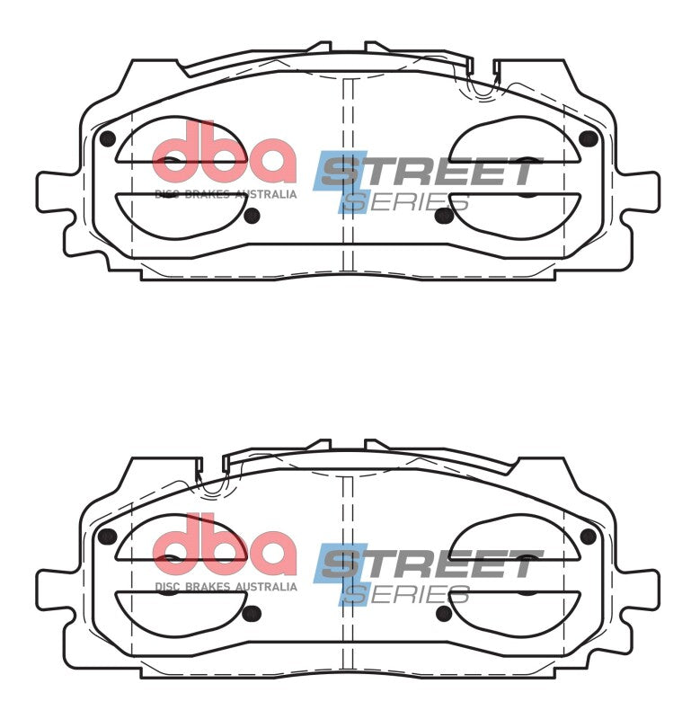 DBA Street Series Front Brake Pads | Audi S4 (17-19) (DB15030SS)