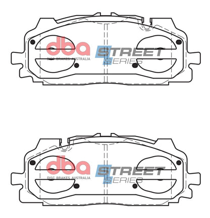 DBA Street Series Front Brake Pads | Audi S4 (17-19) (DB15030SS)