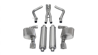 CORSA Xtreme / 2.75 in Cat-Back Single 4.5 in Tips | 2012-2014 Charger, 300 6.4L (14464)