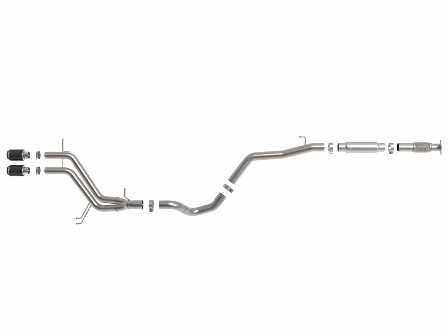 aFe Takeda 2-1/2in to 3in  SS-304 Cat-Back Exhaust w/ C/F Tips 13-17 Hyundai Veloster L4-1.6L