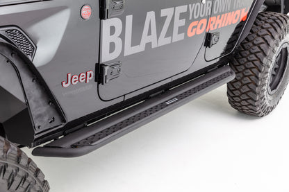 Go Rhino DSS4177T Dominator Xtreme DSS Side Steps for 2017-2025 Ford F-250
