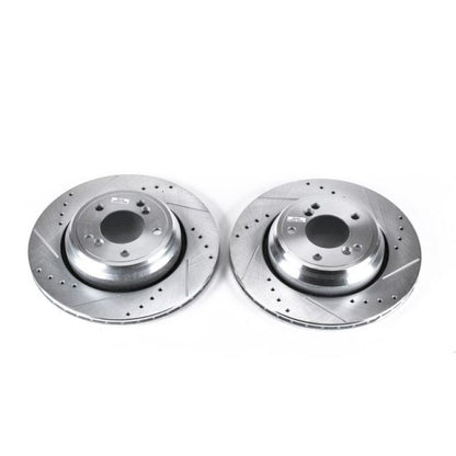 PowerStop Rear Drilled & Slotted Rotors | BMW M3 (00-06) / Z3 (98-03) (EBR666XPR)