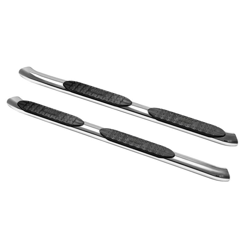 Westin 21-54060 Pro Traxx 5 Oval Nerf Bars for 18-25 Jeep Wrangler JL 4DR Polish