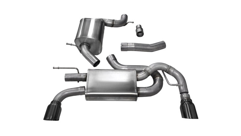 CORSA Touring / 3.0 in Cat-Back 4.0 in Single Tips | 2010-2014 VW Golf GTI Mk6 2.0T (14491)