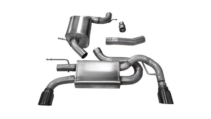 CORSA Touring / 3.0 in Cat-Back 4.0 in Single Tips | 2010-2014 VW Golf GTI Mk6 2.0T (14491)