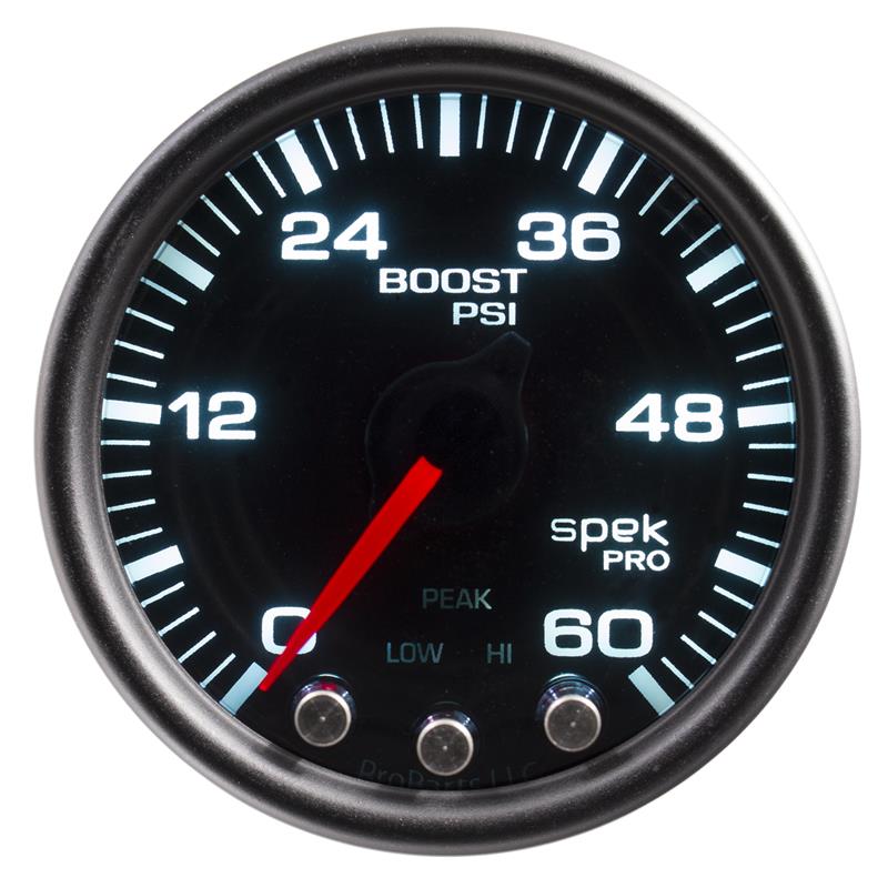 Autometer Spek-Pro 2 & 1/16" Boost Gauge 60PSI
